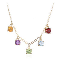 Collar en plata con Granate