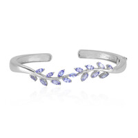 Brazalete en plata con Tanzanita