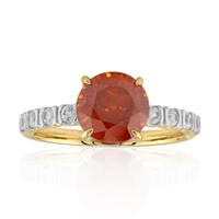 Anillo en oro con Esfalerita