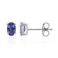 Pendientes en plata con Tanzanita
