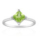 Anillo en plata con Peridoto de Birmania