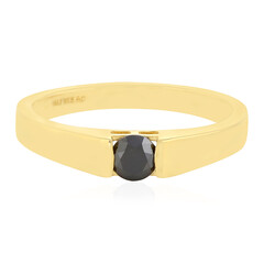 Anillo en plata con Diamante negro