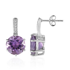 Pendientes en plata con Amatista