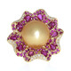 Anillo en oro con Perla Freshwater dorada (CIRARI)