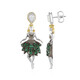 Pendientes en plata con Zircón (Gems en Vogue)