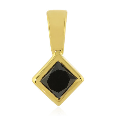 Colgante en plata con Diamante negro