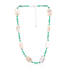 Collar en plata con Perla Keshi (TPC)