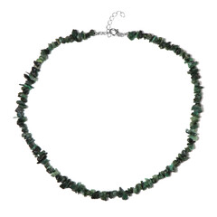 Collar en plata con Esmeralda de Brasil