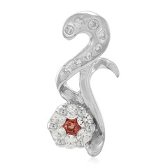 Colgante en plata con Zafiro Padparadscha