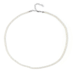 Collar en plata con Topacio blanco