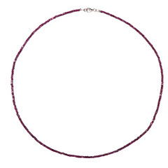 Collar en plata con Rubí de Madagascar