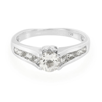 Anillo en plata con Berilo del Himalaya