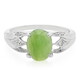 Anillo en plata con Crisoprasa imperial