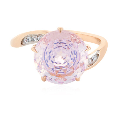 Anillo en oro con Cuarzo lavanda (PHANTASIA)