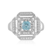 Anillo en plata con Zircón de Ratanak Kirí