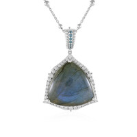 Collar en plata con Labradorita (Dallas Prince Designs)