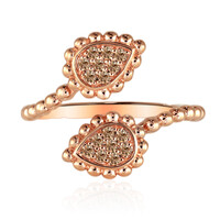 Anillo en oro con Diamante rosa de Francia de Argyle SI1