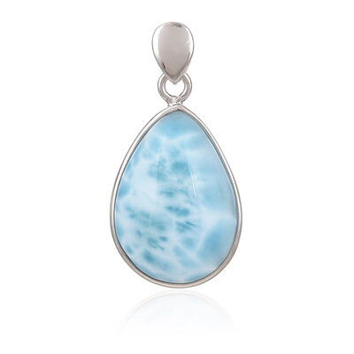 Colgante en plata con Larimar