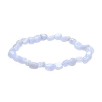 Brazalete con Ágata de lazo azul