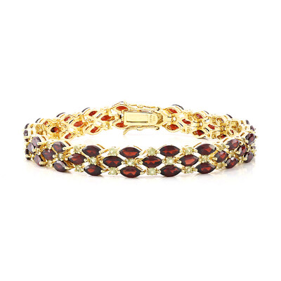 Brazalete en plata con Granate