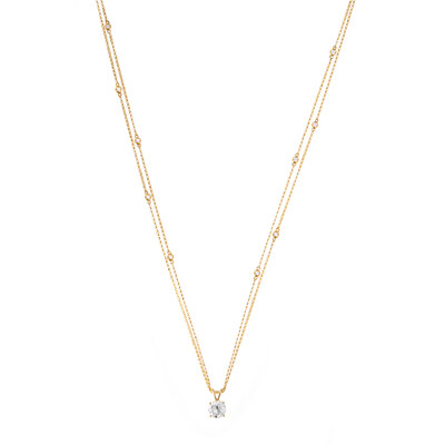 Collar en oro con Diamante SI2 (H) (CIRARI)