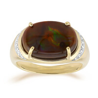 Anillo en oro con Ágata de fuego