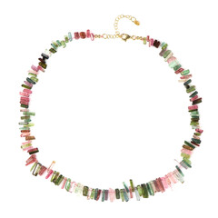 Collar en plata con Turmalina (Adela Silber)