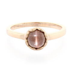 Anillo en plata con Escapolita ojo de gato