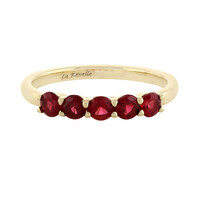 Anillo en oro con Espinela roja noble (La Revelle)