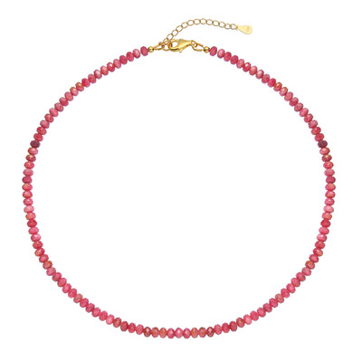 Collar en plata con Rodonita