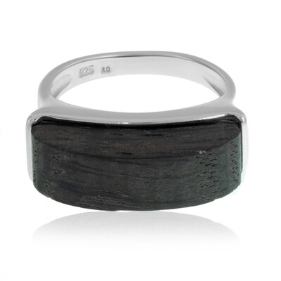 Anillo en plata con Roble palustre (dagen)