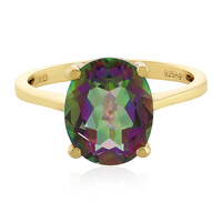 Anillo en plata con Cuarzo místico