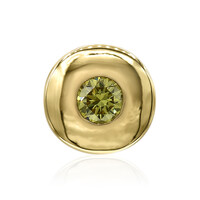 Colgante en oro con Diamante amarillo VS1
