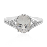 Anillo en plata con Danburita
