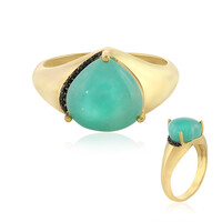 Anillo en plata con Amazonita