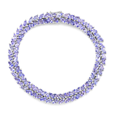 Brazalete en plata con Tanzanita