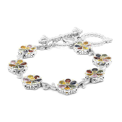 Brazalete en plata con Zafiro (Dallas Prince Designs)