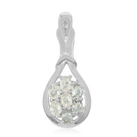Colgante en plata con Turmalina cuprífera