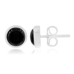 Pendientes en plata con Ónix negro