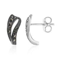 Pendientes en plata con Marcasita