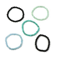 Brazalete con Turmalina negra