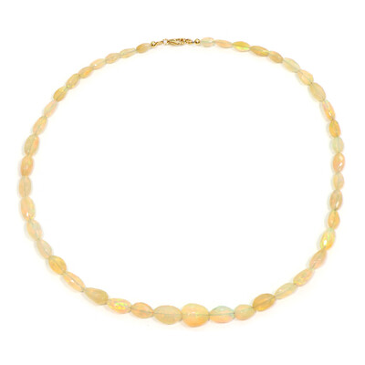 Collar en oro con Ópalo de Welo