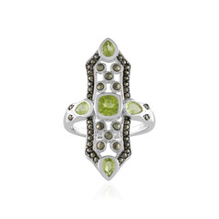 Anillo en plata con Peridoto