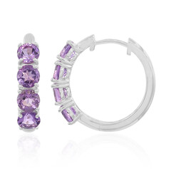 Pendientes en plata con Amatista
