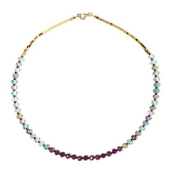 Collar en plata con Fluorita
