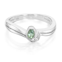 Anillo en plata con Turmalina Paraíba