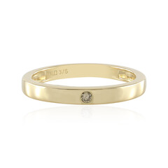 Anillo en oro con Diamante chocolate VS2