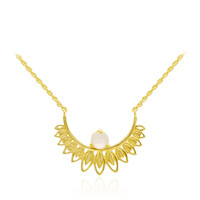 Collar en plata con Cuarzo rosa