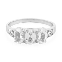 Anillo en plata con Goshenita