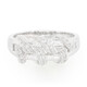 Anillo en plata con Topacio blanco